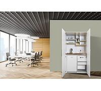 respekta Peter Angolo Cottura, Legno ingegnerizzato, Bianco, 100 cm