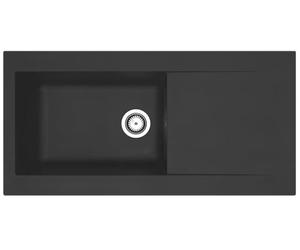 Respekta Denver Lavello da incasso in Mineralite 100x50 cm, nero