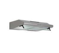 Respekta Dunstabzugshaube Sottopensile 60 cm Inox, Abluft o Ricircolo, LED
