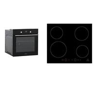 Respekta Forno autosufficiente in vetro AB700 con timer LED + piano cottura a induzione