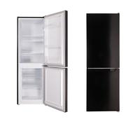 respekta Frigorifero combinato / 109 L parte frigorifero / 48 L congelatore/con termostato regolabile e fabbricatore di ghiaccio / KG144S-37 / (H) 144 x (L) 47,4 x (P) 49,5 cm / 39 dB/Nero