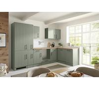 respekta L cucina angolare casa di campagna verde Anton 310 blocco vuoto