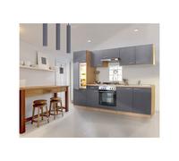 respekta, LBKB270BG, Cucina a incasso, 270 faggio, colore: grigio