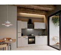 Respekta Merle Cucina Lineare 250 cm Kaschmir Frontali in Legno Comp.