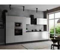 Respekta Oliver Cucina a Incasso Blocco Cuciniere 370 cm Grigio Opaco/Bianco