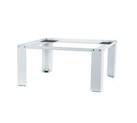 Respekta Rialzo lavatrice/bianco / 30 x 63 x 56,5 cm (altezza x larghezza x profondità) / base antiscivolo per lavatrici e asciugatrici/acciaio inossidabile