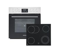 Respekta Set forno e fornelli da incasso HS3001-19 / Classe di efficienza energetica A/Vano cottura da 67 litri con 9 modalità di cottura/Piano cottura in vetroceramica - 9 livelli di potenza