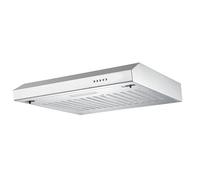 Respekta Sina cappa sottopensile inox/cappa aspirante 50 cm/corpo inox di qualità/funzione aspirazione e espulsione aria / CH500IX-19 / classe efficienza energetica A+ / 53-64 dB