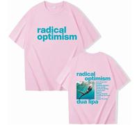 Respeto T-Shirt per Uomo E Donna Dua-Lipa T-Shirt Stampate Fronte-Retro T-Shirt Hip-Hop Street Girocollo Camicie Casual A Maniche Corte XS-3XL-Black||XS