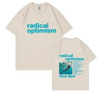 Respeto T-Shirt per Uomo E Donna Dua-Lipa T-Shirt Stampate Fronte-Retro T-Shirt Hip-Hop Street Girocollo Camicie Casual A Maniche Corte XS-3XL-Black||XS
