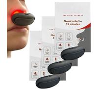 Respi-Relief - Strumento per terapia nasale a luce rossa, strumento per terapia nasale a luce rossa, dispositivo nasale a luce rossa, nasaltherapy a luce rossa per naso (3 pezzi)