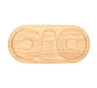 Respice Finem Salt Rimmer Pine Wood Sugar Rimmer Doppio supporto per bicchieri da cocktail Margarita (UNA)