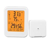 Respicefinem 1 a 1 igrometro wireless termometro accurato Temperatura in tempo reale e umidità Monitoraggio ideale per il seminterrato domestico e la serra con un intervallo di
