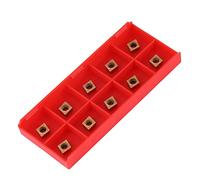 Respicefinem 10 Pezzi Inserti in Carburo Cnc Lama Taglierina per Tornio Utensile per Tornitura con Scatola Inserto in Carburo Rettangolare Inserto in Carburo per Impieghi Pesanti
