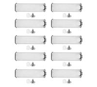 Respicefinem 10 pezzi serranda magnetica per chiusura porta per uso domestico, facile installare con forte resilienza, adatta per mobili domestici, armadi, armadi, cassetti e