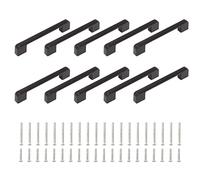 Respicefinem 10PCS Maniglie per cassetti dell'armadio Tira Maniglie push pull per cassetti in lega di alluminio per la finestra del cassetto della Armadio scorrevole