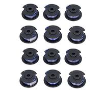Respicefinem 12 Pezzi di Ricambio per Bobina di Linea, Accessorio per Trimmer Adatto per Un AC14RL3A 18 24 40 V, Bobina di Corda Pre-avvolta per Un efficiente Taglio del Giardino
