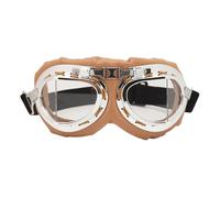 Respicefinem 2 pacchetto Vintage Anti Fog Pilot Vecchi in pelle PU Goggles Anti Fog Affronta di resistenza all'impatto dell'impatto a terra