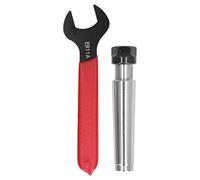 Respicefinem 2 pz Set Tono Conico Titolare Chuck in Acciaio Ad Alto Carbonio Per Tornio Di Fresatura CNC Con Chiave Stampaggio Integrale Alta Concentricità Non Facile Deformare