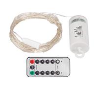 Respicefinem 200led corda lampada decorativa con 8 con 8 modalità di illuminazione e telecomando ideali per la festa di Natale decorazione esterna piante in vaso e più lunghezza