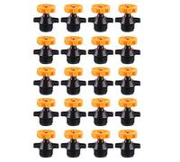 Respicefinem 20pcs G1/2IN Ugello a spruzzo singolo Ugello di nebbia Invecchiamento in plastica e per l'irrigazione a verdura agricola a serra con circa 3x3x4 cm di dimensioni e