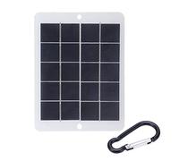 Respicefinem 3W 5V Monocrystalline Silicon Solar Charging Panel High Efficiency Waterproof And Compact For Outdoor Charging LED Lights Mobile Power And Small Devices
