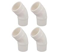Respicefinem 4 Pezzi Pulitore per Piscina Gomito a 45 Gradi Sostituzione in Silicone per G2 G3 G4 Durevole Resistente all'Usura Facile Installazione con Pacchetto Accessori