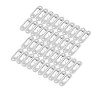 Respicefinem 40 pz Appendiabiti in metallo tonico argento ideale per cornici da appendere forte uso interno 1,5mm prodotti di spessa qualità