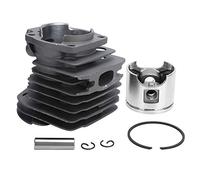 Respicefinem 46mm Cylinder Piston Kit Replacement Chainsaw Accessory Fit For 50 5555 High Performance Engine Upgrade For Reliable Power And Durable Outdoor Cutting