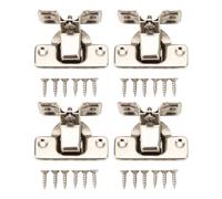 Respicefinem 4pcs cerniera ad armi corto in acciaio a freddo cerniera ideale per vari armadi con forte capacità di cuscine