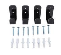 Respicefinem 4pcs stick rastrello rack acrilico monte a parete versatile display per dimensioni moderate del garage ideale per mostrare le bastoncini da hockey