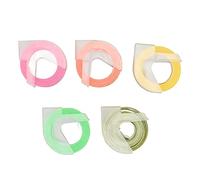 Respicefinem 5 pacchetto da 9 mm 3D Etichetta per goffi 3D nastri auto adesivi di trasferimento termico per 12813 12814 1610 1540 1535 17266 5500 Serie e altro