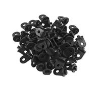 Respicefinem 50 Pezzi Ganci in Serra in plastica Ideali per impianti e cestini nelle Colture di Vite di Supporto in Serra e garantire un'installazione Robusta (Nero)