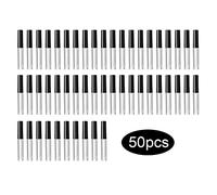 Respicefinem 50pcs 1.3ml Lip Gloss Tubes Ideal for DIY Cosmetics Clear Plastic Containers Transparent Bottles to Store and Create Lip Glosses