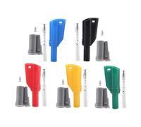 Respicefinem 70 pz P3005B 1000 V 10 A Saldatura Assemblaggio Spina a banana di sicurezza 4 mm Connettore multimetro Rame Durevole Uso prolungato Connessione comoda Buon
