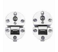 Respicefinem 90 Degree Zinc Alloy Cabinet Hinge Ultra Durable Cupboard Flap Door Hardware for Kitchen Bedroom Furniture 2 Pcs Set