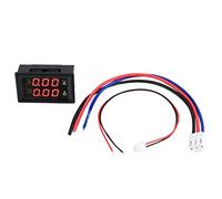 Respicefinem a 3 cifre Voltmetro e amperometro del pannello LED a 3 cifre ideali per vari sistemi elettrici che misurano DC 0 100V e atti per circuiti 50A o 10A (Font Readlight Red 10a)