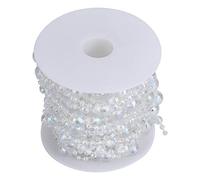 Respicefinem Acrylic Bead Garland String Processing Uniform Color Surfaces Suitable for Wedding Party Christmas Decorations Length About 10 Meters 32.8ft