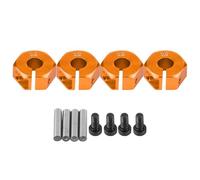 Respicefinem Adattatore per esagonale per ruota universale da 12 mm Supporto per adattatore per esagonale per ruota per auto RC HSP 1/10 Previene l'attaccamento e lo scuotimento (Oro da 5,0 mm)