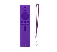 Respicefinem Anti Slip Remote Control Protective Cover Silicone Case For TV Stick Box Offers Easy Installation Skin Friendly Soft Silicone Material Full Access To All Buttons And P (Purple Set)