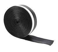 Respicefinem Autodesivo Porta Finestra Sound Isolamento Dust Polvere Prevenire il materiale in gomma silicone di sigillazione Fredda e resistente al calore Cuttabile a qualsiasi (Black)