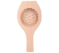 Respicefinem Beautiful Flower Pattern DIY Moon Cake Mold Wood Safe For Home Baking Making Moon Cakes Cakes And Pastries With Family Size Approx 24 8 * 11 5 * 2 (No. 06)