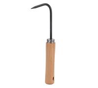 Respicefinem Bonsai Root Hook With Sturdy Iron And Beech Construction Comfortable Wooden Handle For Gardening Soil Loosening And Root Unfolding