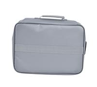 Respicefinem Borsa per documenti ignifuga Custodia per documenti portatile di grande capacità con serratura per viaggi domestici e uso di emergenza Argento (Argento)