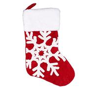 Respicefinem carino mini calze natalizie design adorabile con stampato di fiocchi di neve plaid ideale come ciondoli per camino degli ornamenti per alberi e sacchetti per gli (Fiocco di neve)