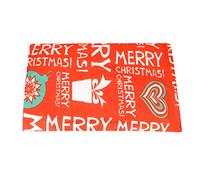 Respicefinem Christmas Chair Cover Polyester Polyurethane Fiber Soft Comfortable Wrinkle Resistant Elastic Chair Cover Ideal For Dining Chairs And Christmas Decora (Christmas letters)