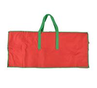 Respicefinem Christmas Tree Storage Bag Bright Red 600D Oxford Cloth Durable Holiday Organizer with Reinforced Handles for Home Attic Basement 44.9x15.0x19.8in