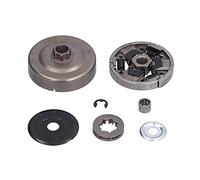 Respicefinem Clutch Assembly Kit Drum Sprocket Cover Washer Bearing Chainsaw Accessories for STIHL 3 8in 7 Suitable for STIHL MS660 066 064 MS640 MS661 Chain Saw Made of Alloy