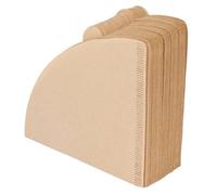 Respicefinem Cone monouso Filtro di caffè da caffè 100 pezzi I filtri per caffè in legno per le macchine per il caffè e i gocciolamenti rimuovono il grasso e le particelle (V02 filter paper 100