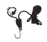 Respicefinem Corda a cricchetto multiuso super resistente con gancio a forma di S per il trasporto sicuro di carichi Fissaggio di carichi pesanti e applicazioni esterne versatili